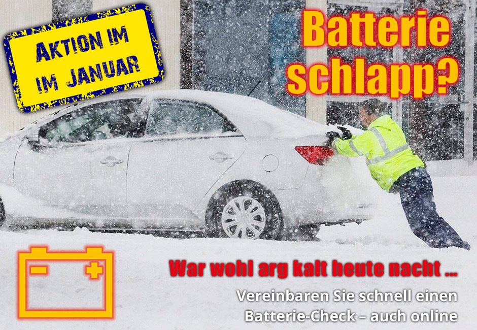 Batterie schlapp?